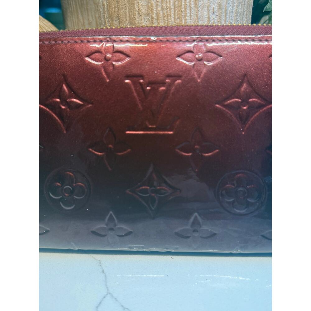 Louis Vuitton Monogram Vernis Patent Leather Zippy Zip Around Wallet - Picture 2 of 15